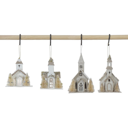 Paper Church Ornament