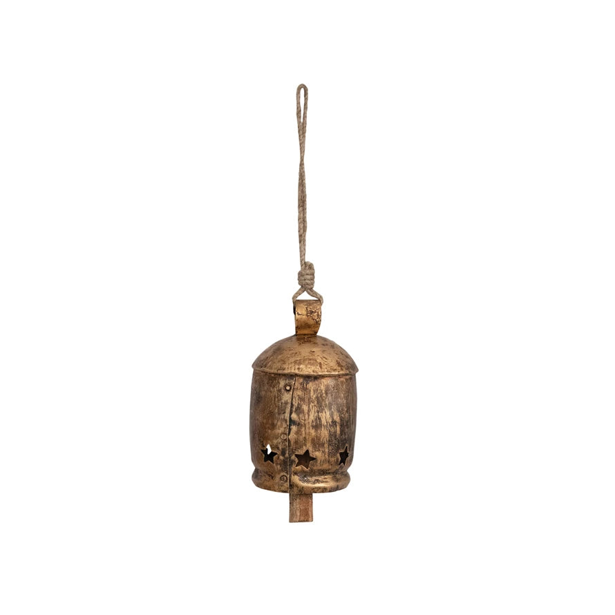 Antique Gold Metal Bell