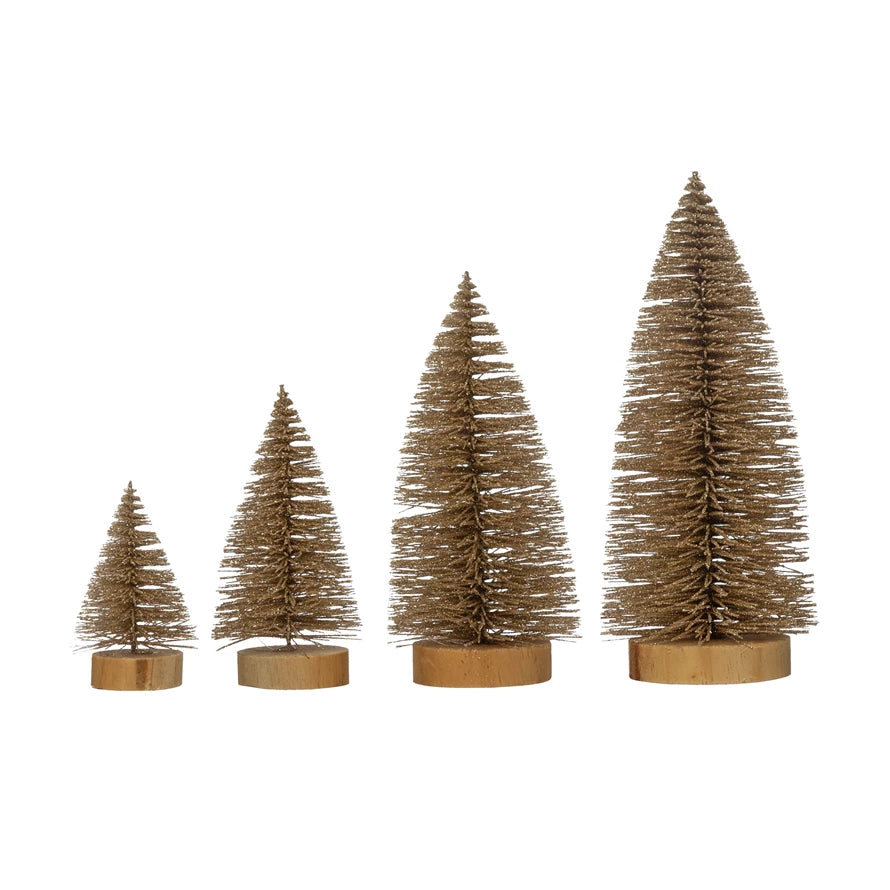 Plastic Bottle Brush Trees