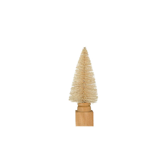 Cream Sisal Bottle Brush Tree