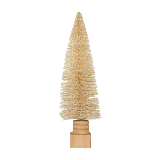 Cream Sisal Bottle Brush Tree